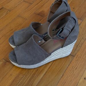 Jellypop Taupe brown Wedge Sandals